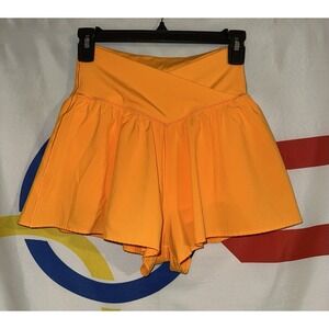 Offline by Aerie Shorts Womens Small Orange Activewear